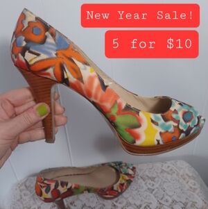 Nine West Peep Toe Pumps